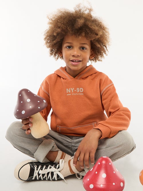 Sweat à capuche imprimé - Kiabi