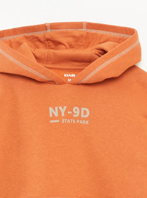 Sweat à capuche imprimé - Kiabi