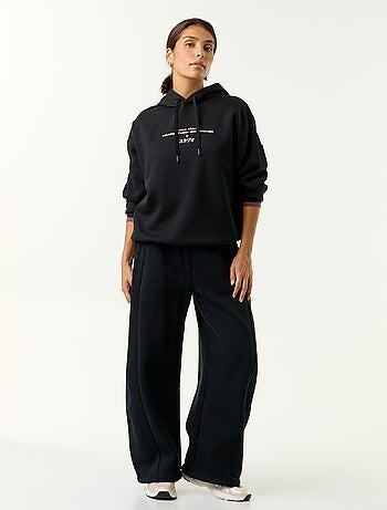 Sweat à capuche imprimé recto-verso