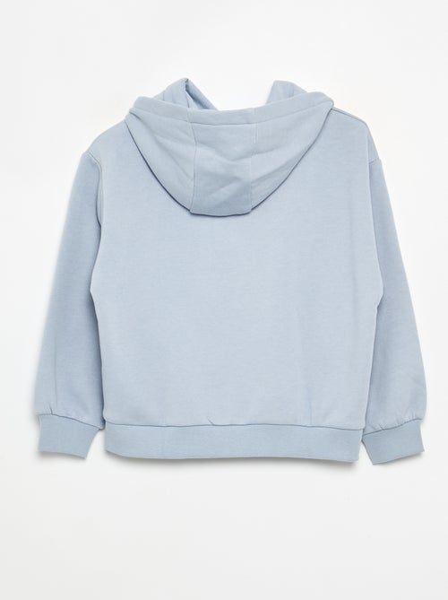 Sweat à capuche imprimé recto/verso - Kiabi