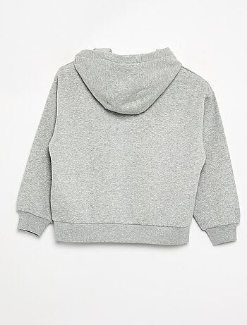 Sweat à capuche imprimé recto/verso