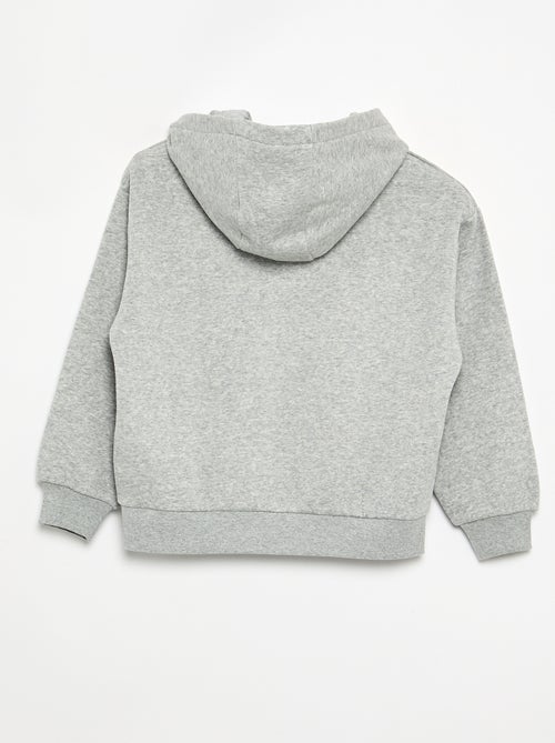 Sweat à capuche imprimé recto/verso - Kiabi