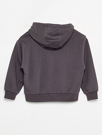 Sweat à capuche imprimé recto/verso