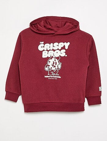 Sweat à capuche imprimé