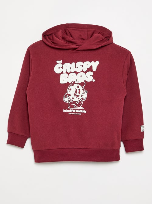 Sweat à capuche imprimé - Kiabi