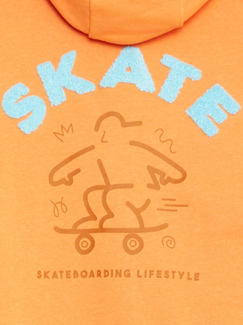 Sweat à Capuche X-Spray - Beige & Noir | WATTS