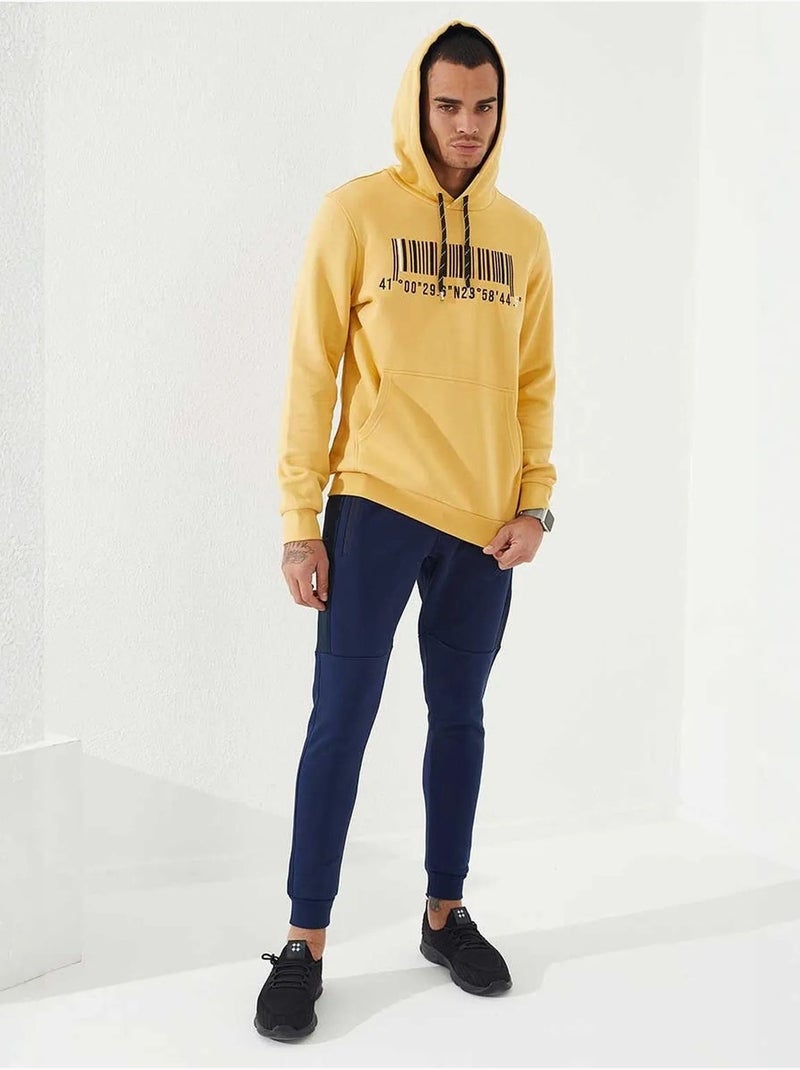 Sweat à capuche imprimé tommy Ambre - Kiabi
