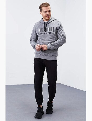 Sweat à capuche imprimé tommy