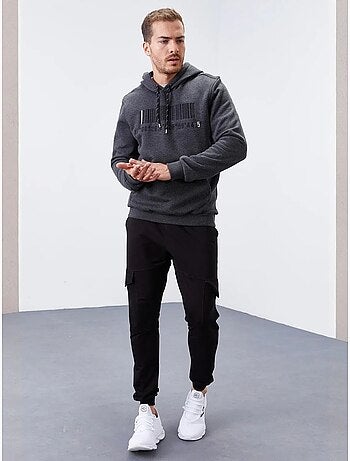 Sweat à capuche imprimé tommy