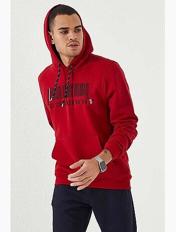 Sweat à capuche imprimé tommy