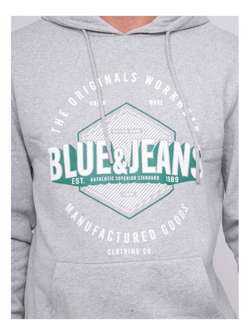 Sweat à capuche imprimé WADADY - Kiabi