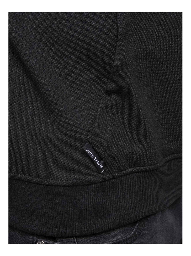 Sweat à capuche imprimé WADOL Noir - Kiabi