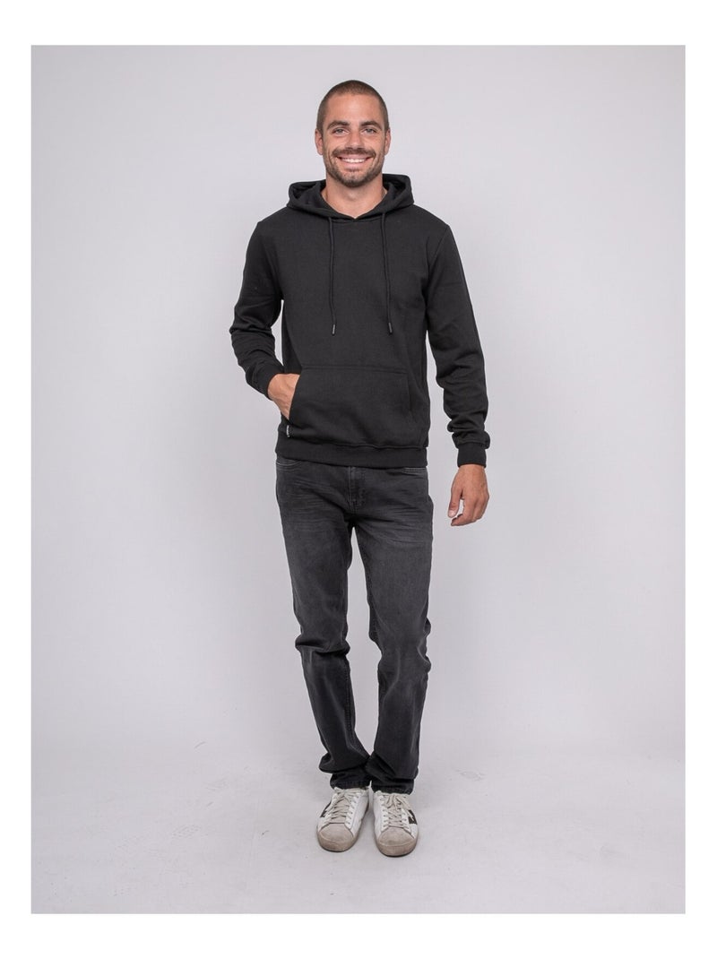 Sweat à capuche imprimé WADOL Noir - Kiabi