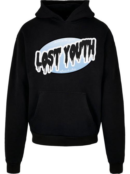 Sweat à capuche invest - lost youth - Kiabi