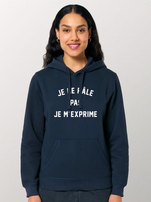 Sweat a capuche JE NE RÂLE PAS JE M'EXPRIME - Kiabi