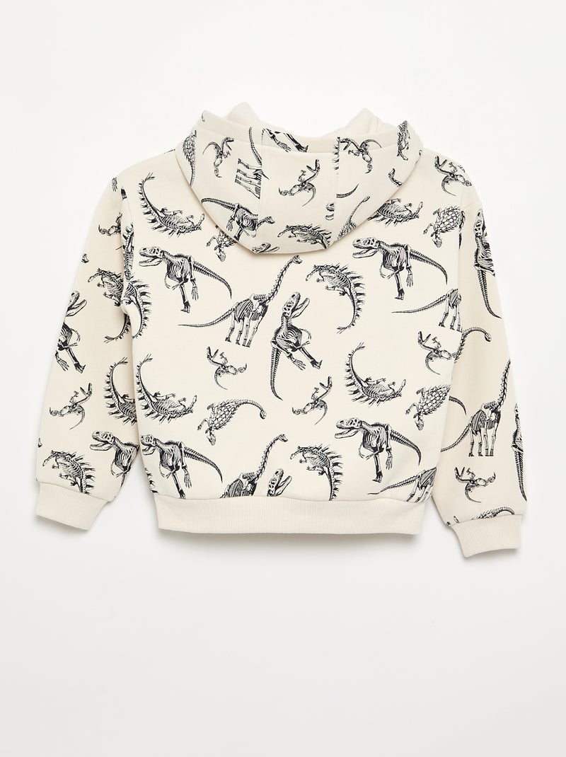 Sweat à capuche 'Jurassic World' Blanc - Kiabi