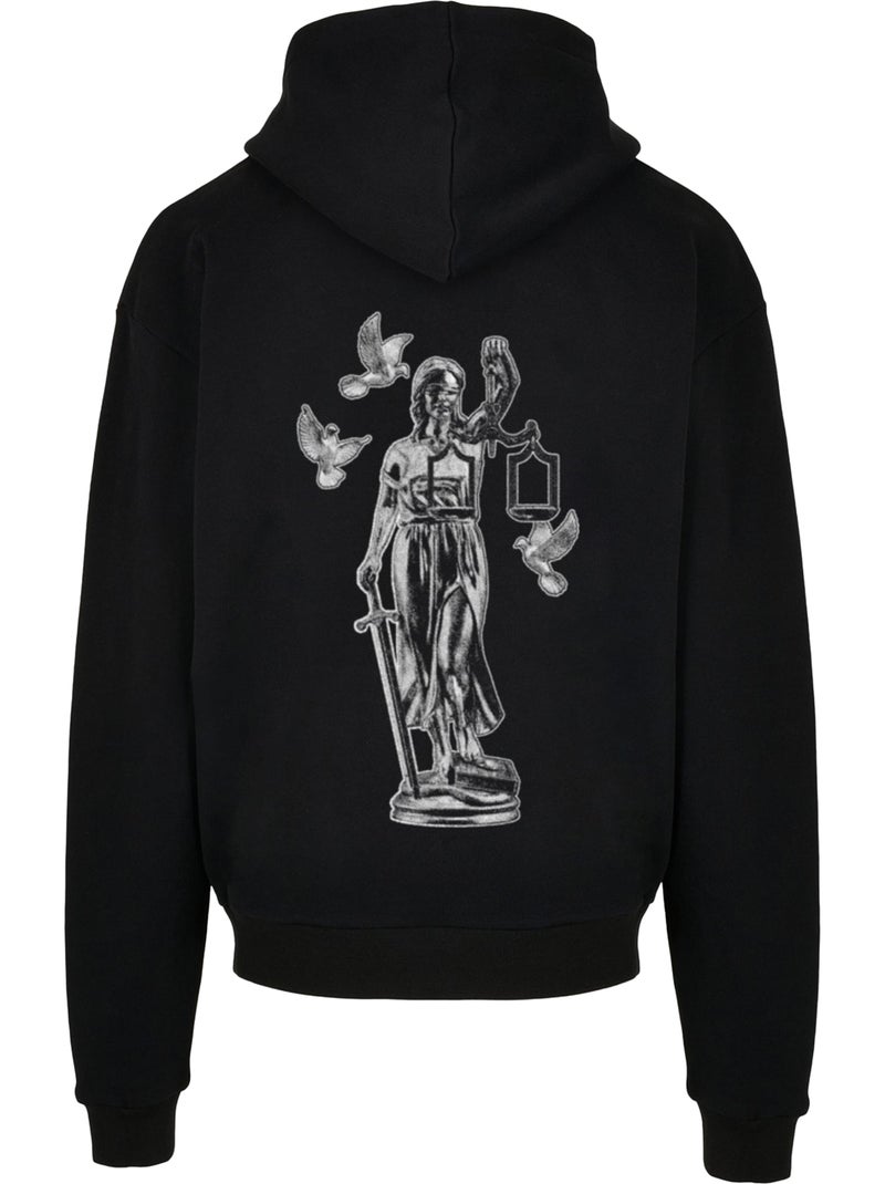 Sweat à capuche justice - mister tee Noir - Kiabi