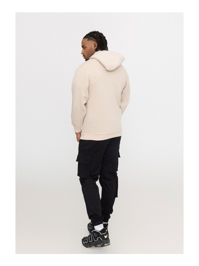 Sweat à capuche Kebello Beige - Kiabi