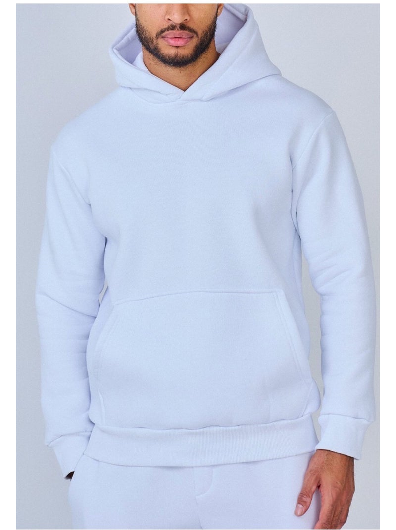 Sweat à capuche Kebello Blanc - Kiabi