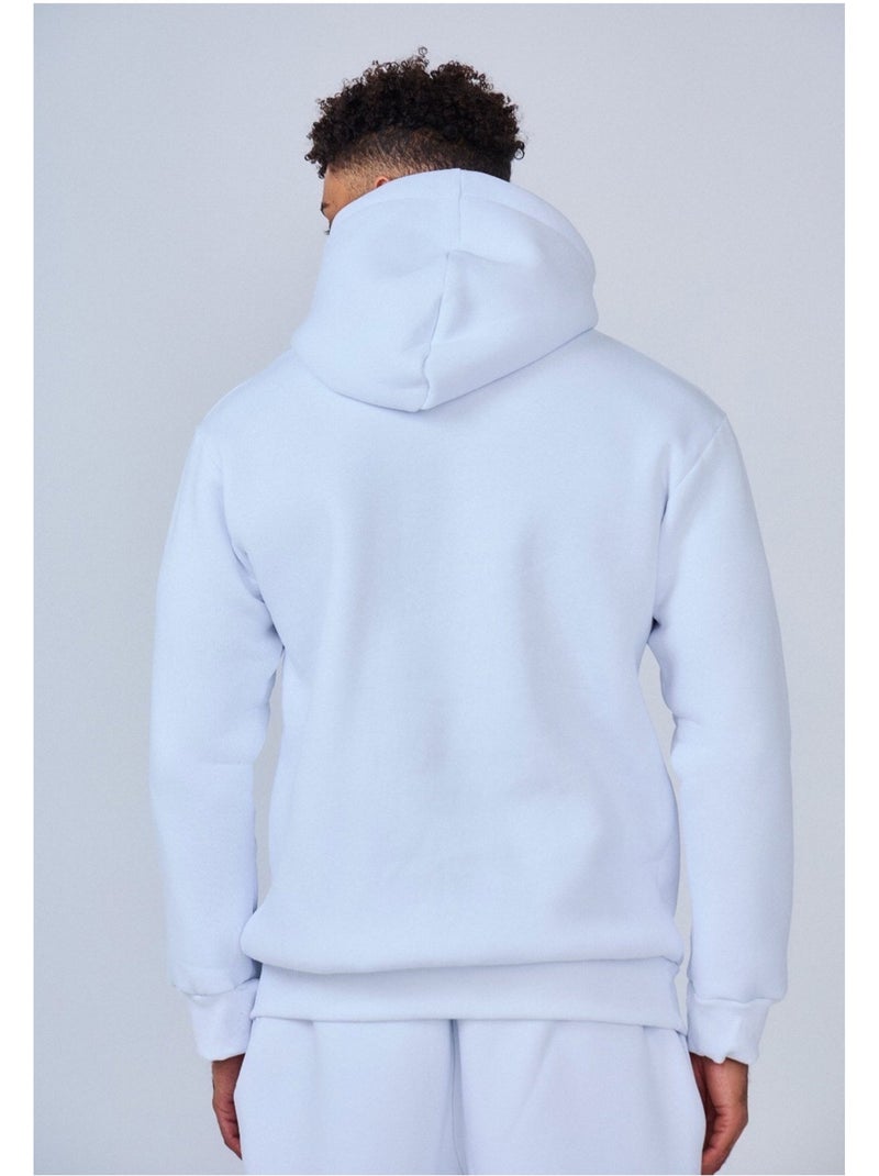 Sweat à capuche Kebello Blanc - Kiabi