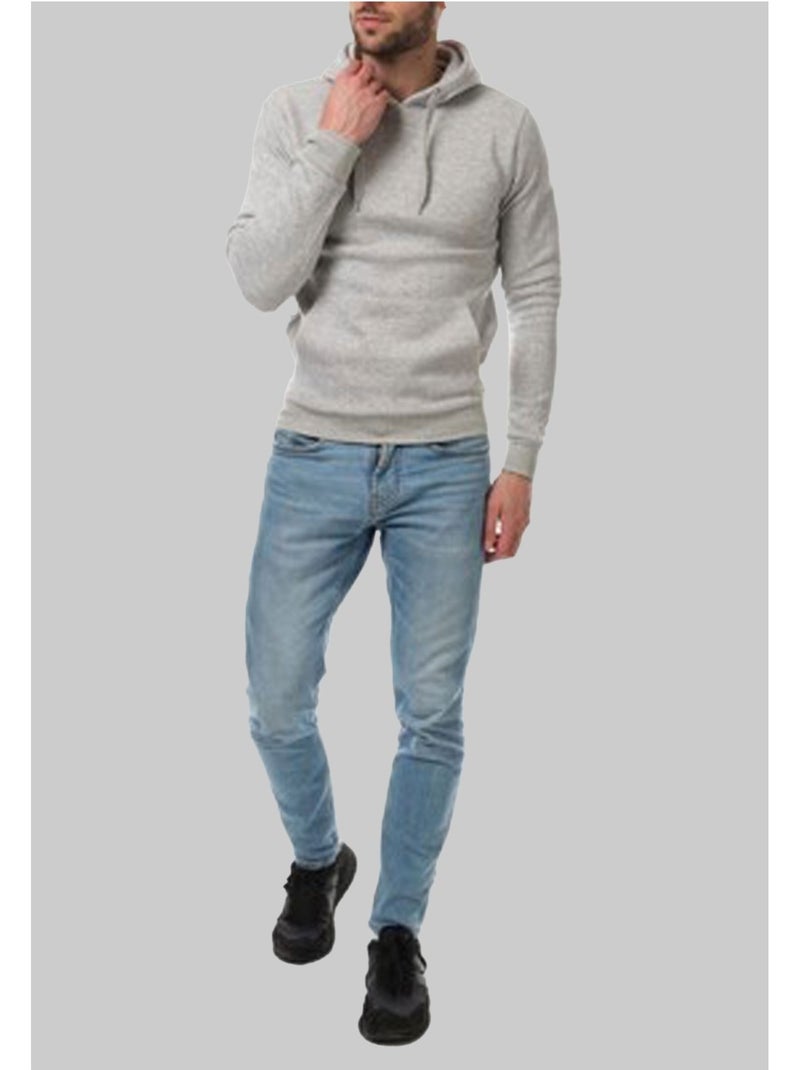 Sweat à capuche Kebello Gris - Kiabi