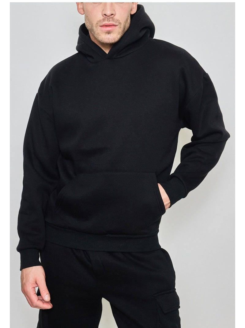 Sweat à capuche Kebello Noir Noir - Kiabi