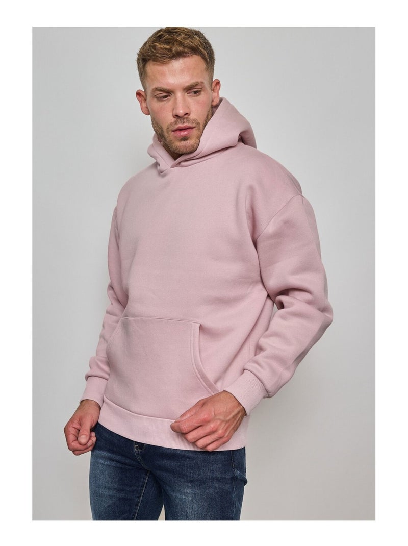 Sweat à capuche Kebello Rose - Kiabi