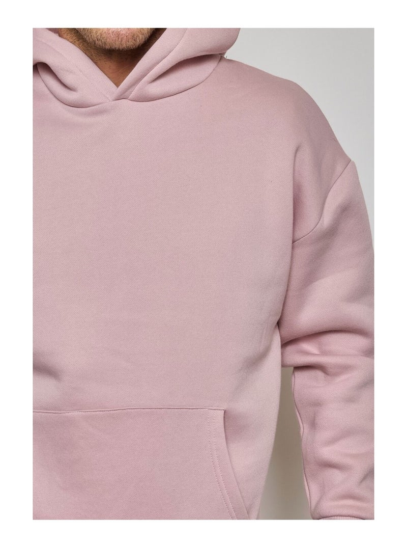 Sweat à capuche Kebello Rose - Kiabi