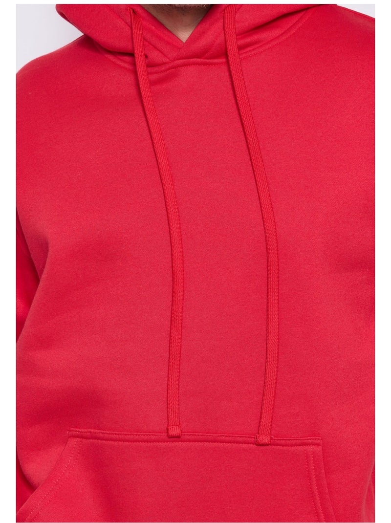 Sweat à capuche Kebello Rouge - Kiabi
