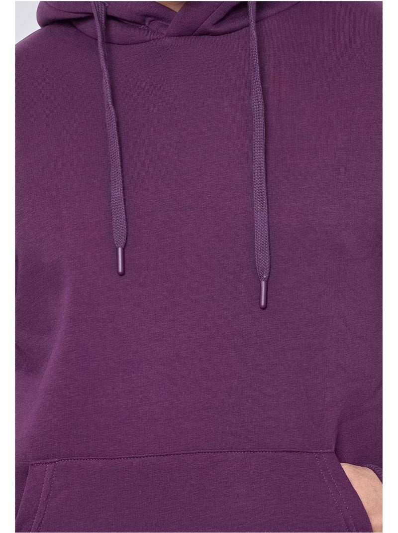 Sweat à capuche Kebello Violet - Kiabi