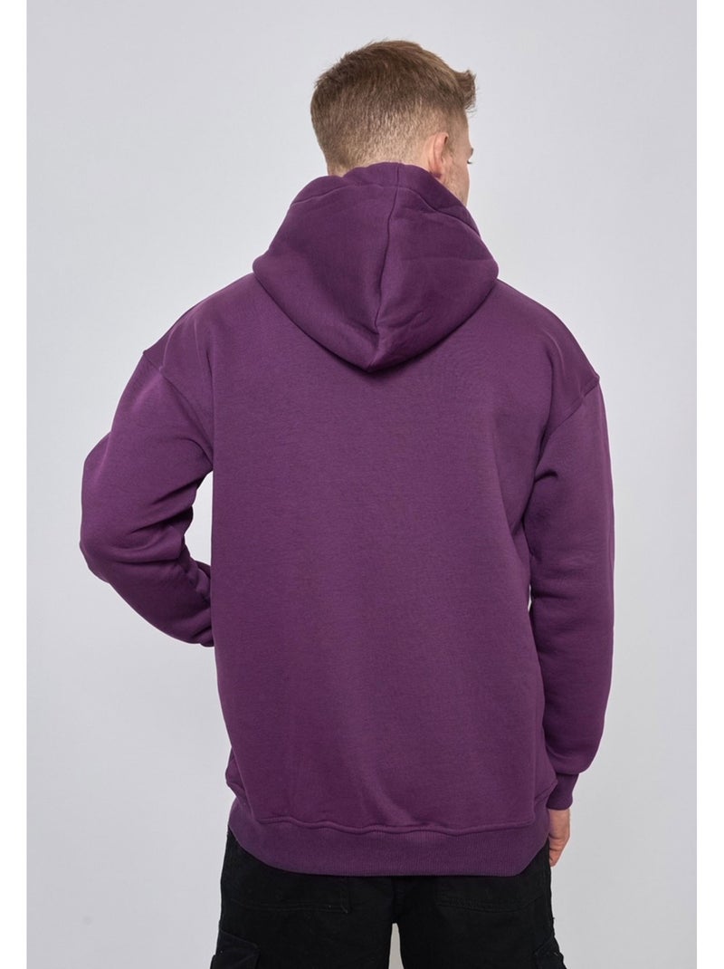 Sweat à capuche Kebello Violet - Kiabi