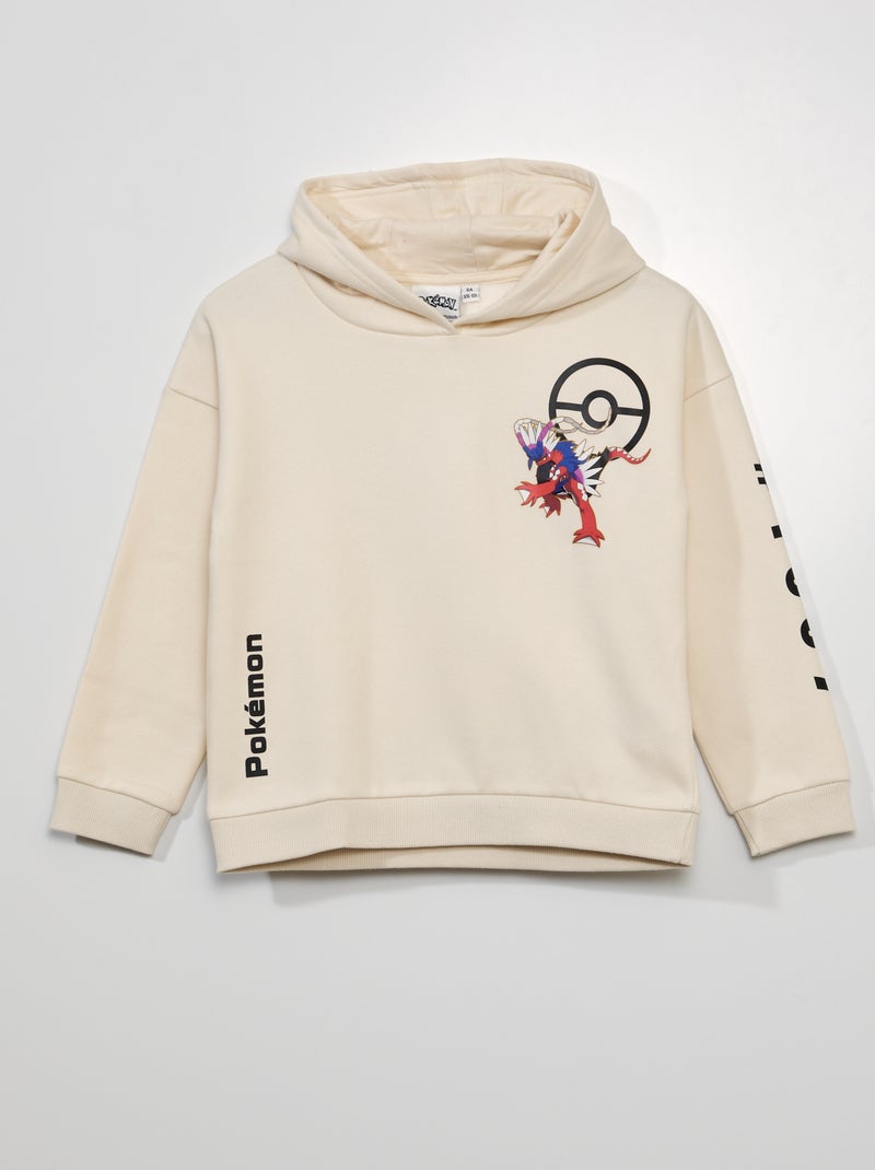 Sweat à capuche 'Koraidon' 'Pokemon' Ecru - Kiabi