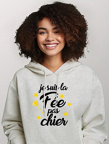 Sweat a capuche LA FÉE PAS CHIER