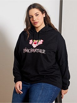 Sweat à capuche 'La Panthère Rose' - Kiabi