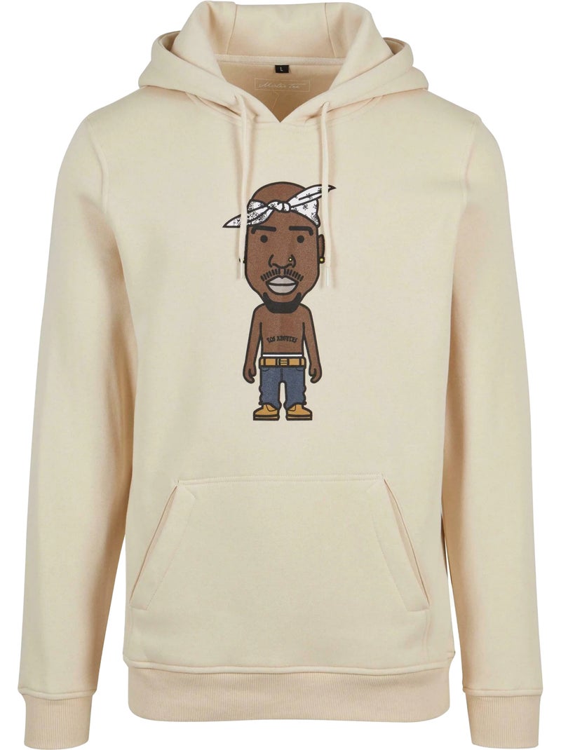 Sweat à capuche la sketch - mister tee Beige - Kiabi