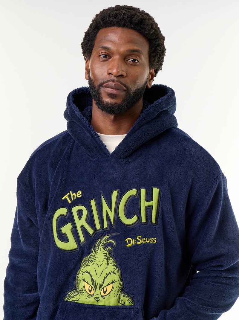 Sweat à capuche 'Le Grinch' Bleu - Kiabi