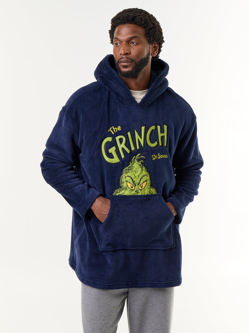 Sweat à capuche 'Le Grinch' Bleu - Kiabi