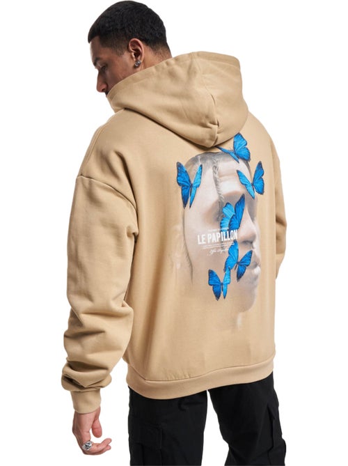 Sweat à capuche le papillon - mister tee - Kiabi