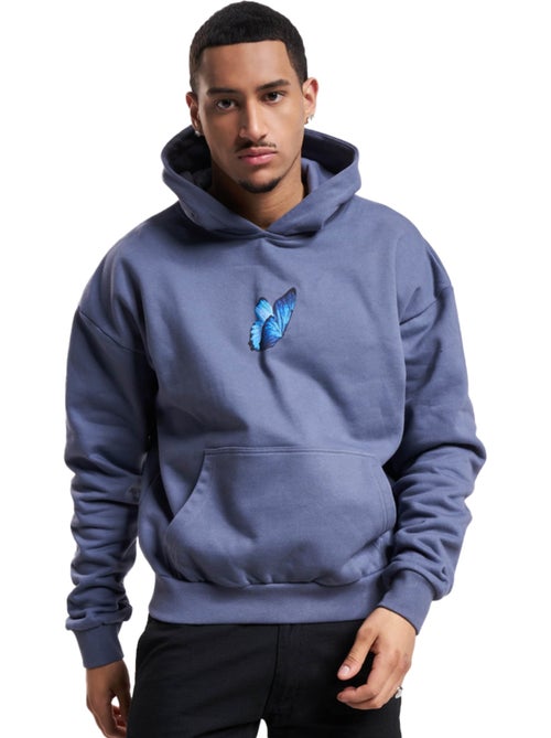 Sweat à capuche le papillon - mister tee - Kiabi