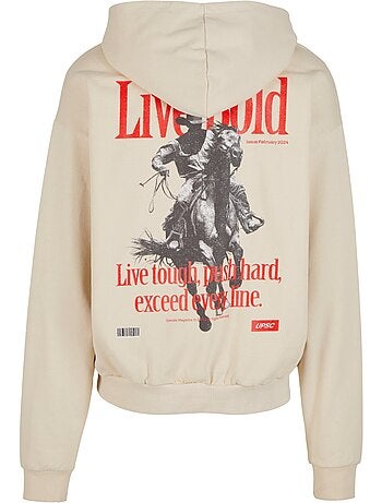 Sweat à capuche live bold - mister tee