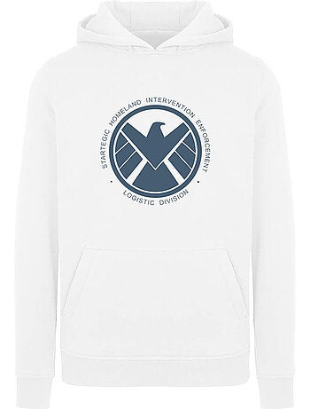Sweat à capuche logistics division - les agents du s.h.i.e.l.d.