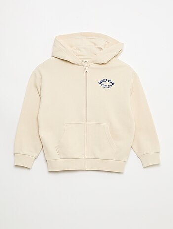 Sweat à capuche loose brodé