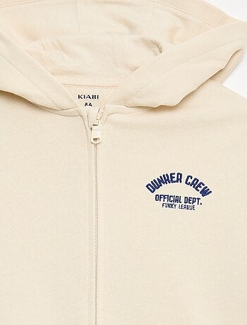 Sweat à capuche loose brodé