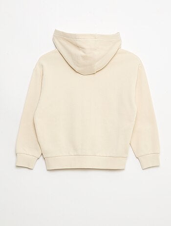 Sweat à capuche loose brodé