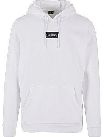 Sweat à capuche los angeles patch - mister tee