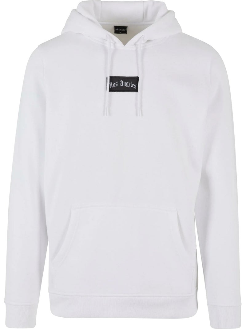 Sweat à capuche los angeles patch - mister tee Blanc - Kiabi