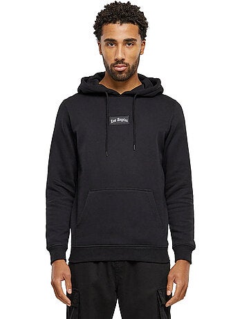 Sweat à capuche los angeles patch - mister tee