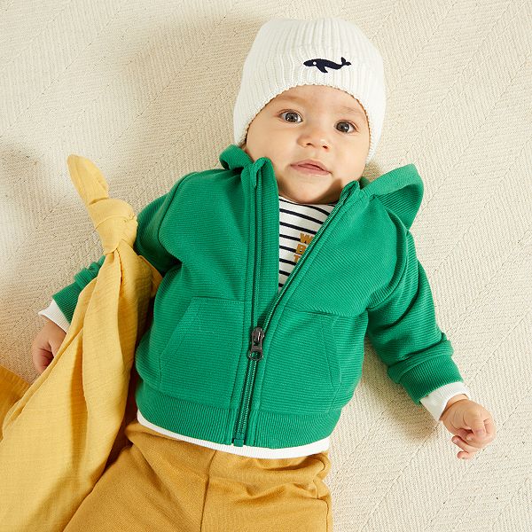 Sweat A Capuche Maille Ottoman Bebe Garcon Vert Kiabi 6 00 Sweat A Capuche Maille Ottoman Bebe Garcon Vert Kiabi 6 00