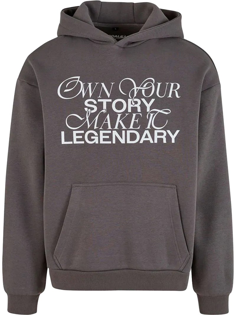 Sweat à capuche make it legendary - mister tee Gris Gris anthracite - Kiabi