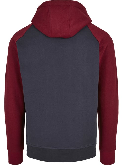 Sweat à capuche manches raglan basic - build your brand - Kiabi Sweat à capuche manches raglan basic - build your brand - Kiabi